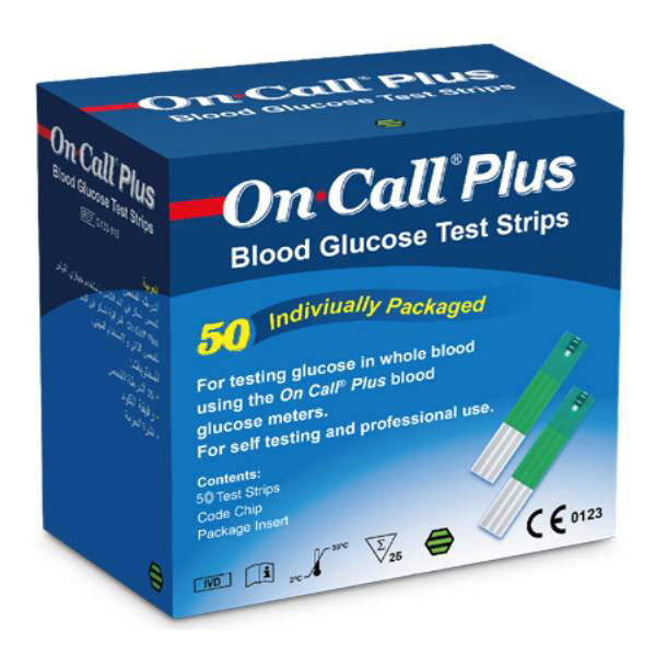 نوار تست قند خون آنکال پلاس (On Call Plus)