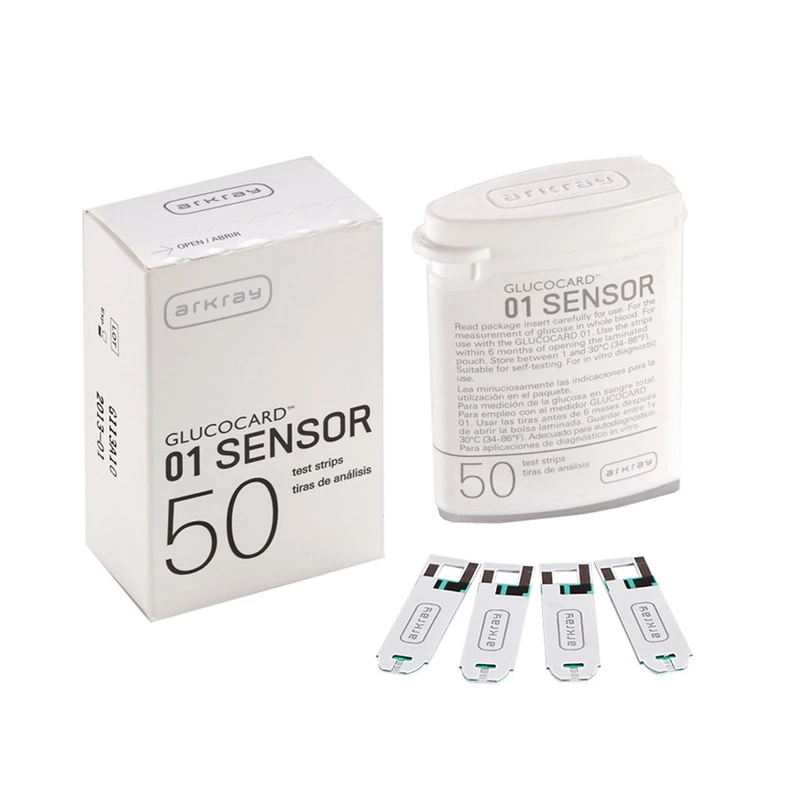 نوار تست قند خون گلوکوکارد ۰۱ سنسور (Glucocard 01 Sensor)