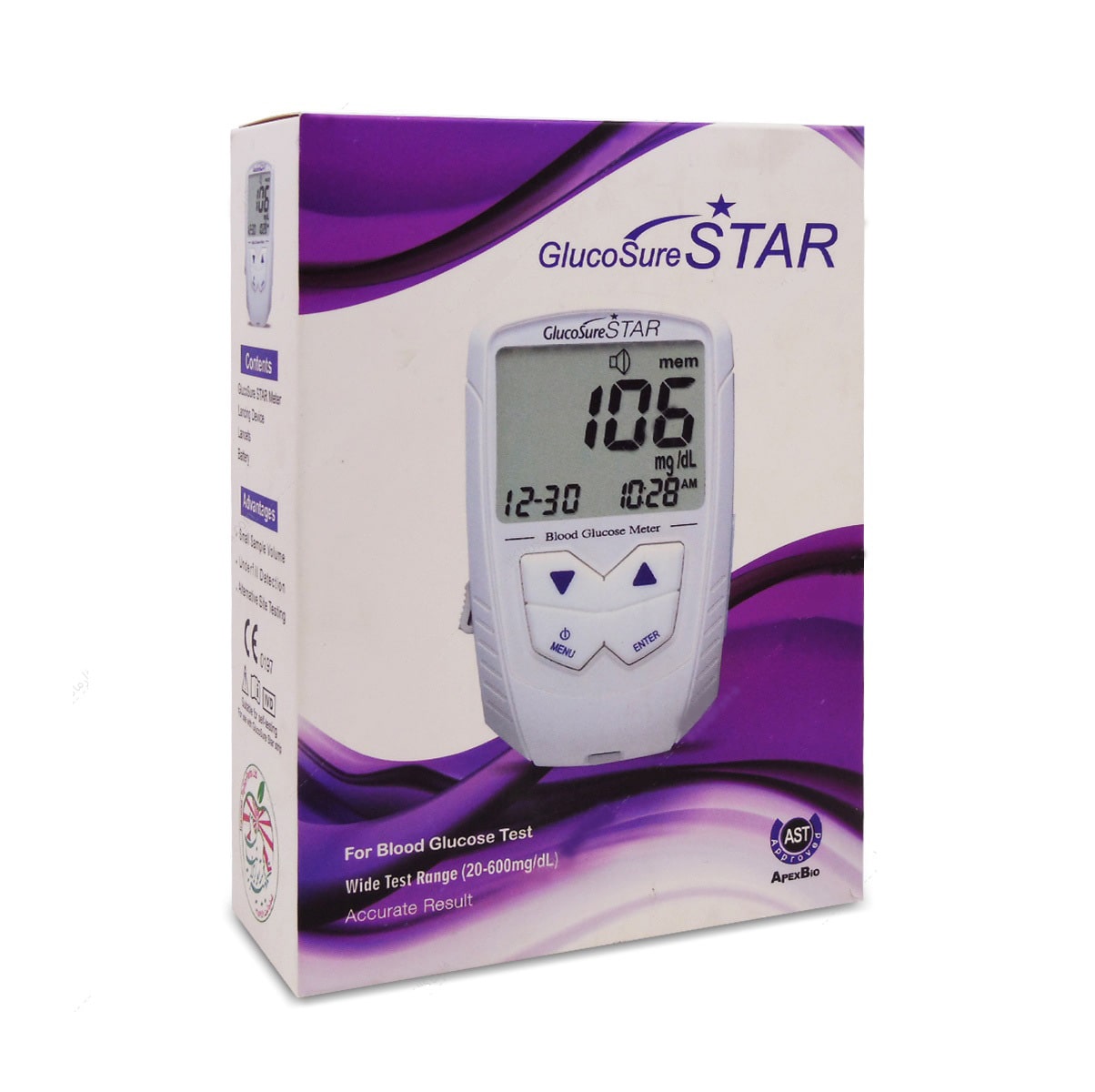 دستگاه قند خون گلوکوشور استار (GlucoSure Star)