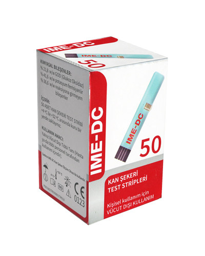 نوار تست قند خون آی‌ام‌ای (IME-DC Blood Glucose Test Strips)
