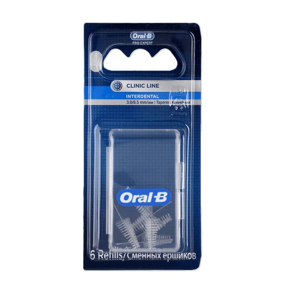 یدک مسواک بین‌دندانی اورال-بی مدل Interdental مخروطی (3.0/6.5mm)