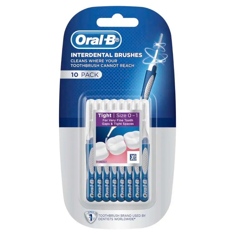 مسواک بین‌دندانی اورال بی مدل Interdental Brushes (سایز 0 )