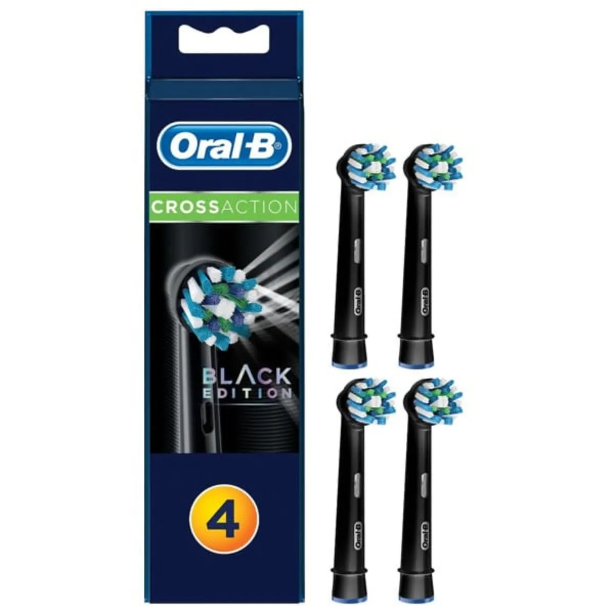 سری یدک مسواک برقی اورال بی مدل CrossAction Black Edition