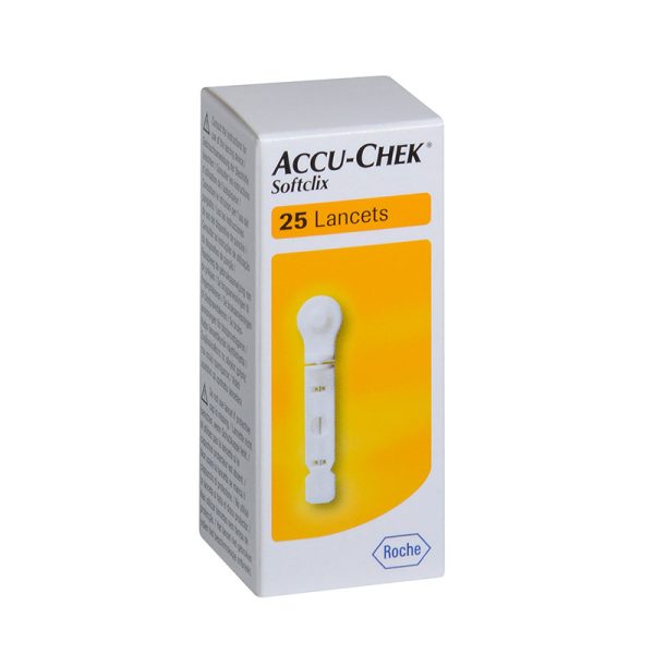سوزن قلم قند خون اکیوچک 25 عددی مدل Softclix