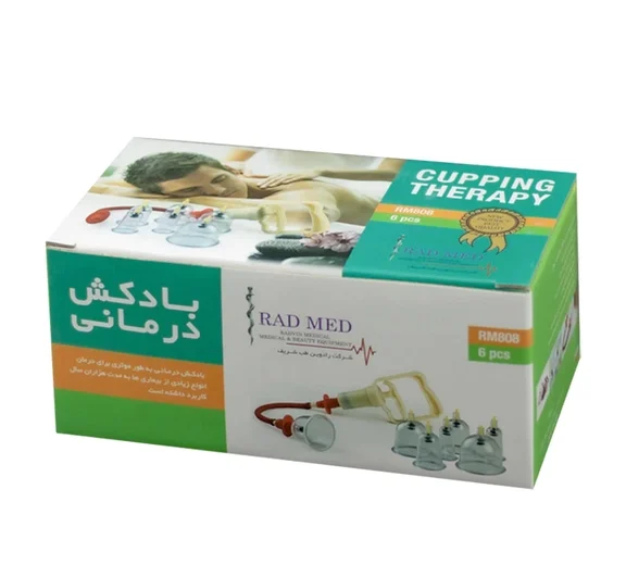 بادکش 6 لیوان رادمد